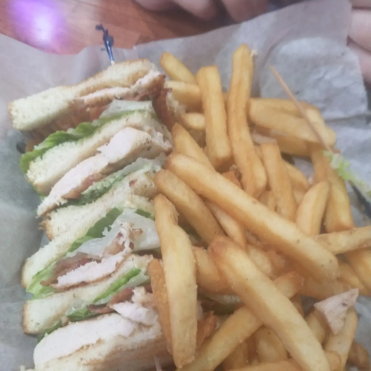 Triple Decker Turkey or Chicken Club
