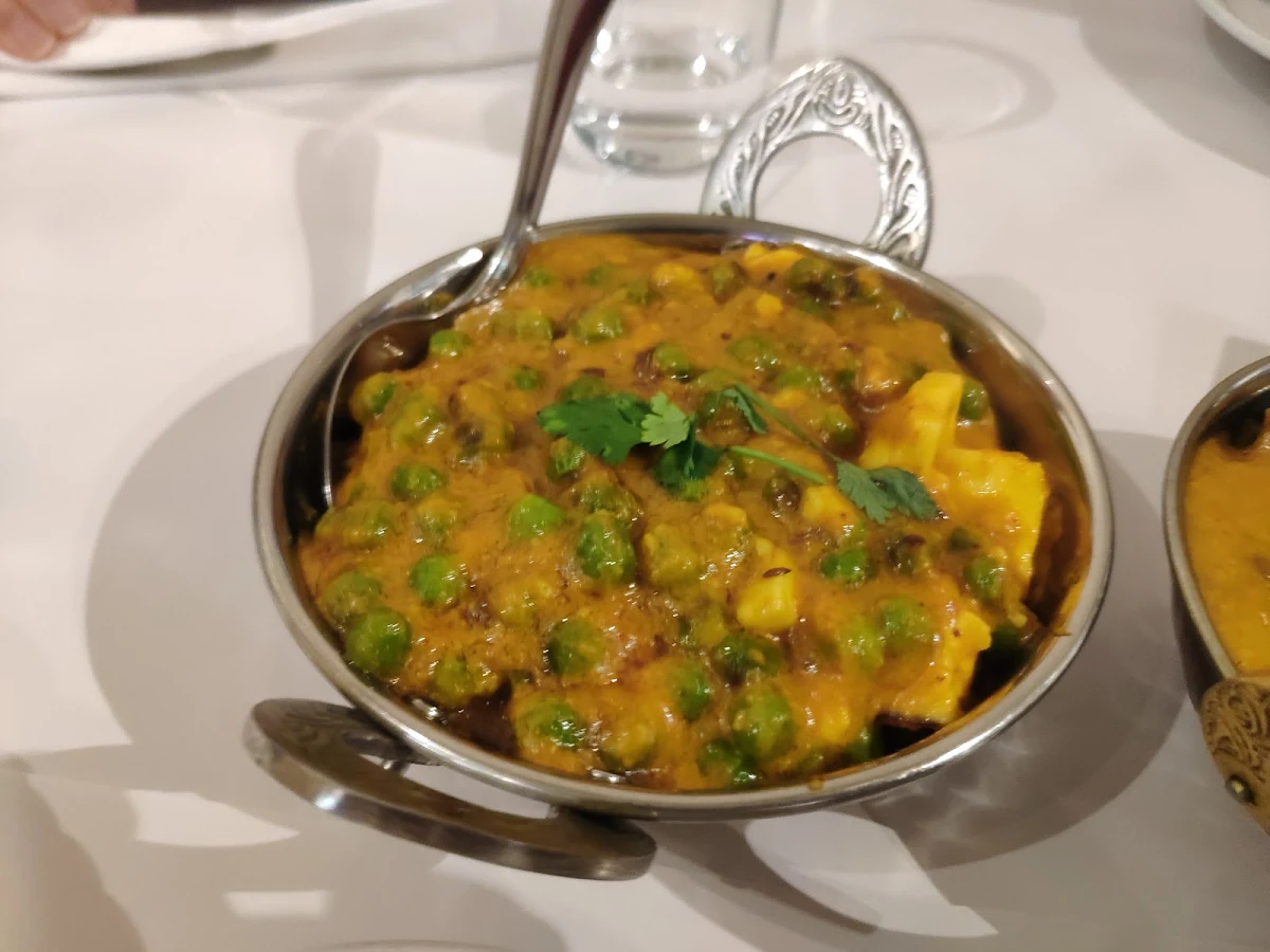 Mattar Paneer Med, Flavor Of India