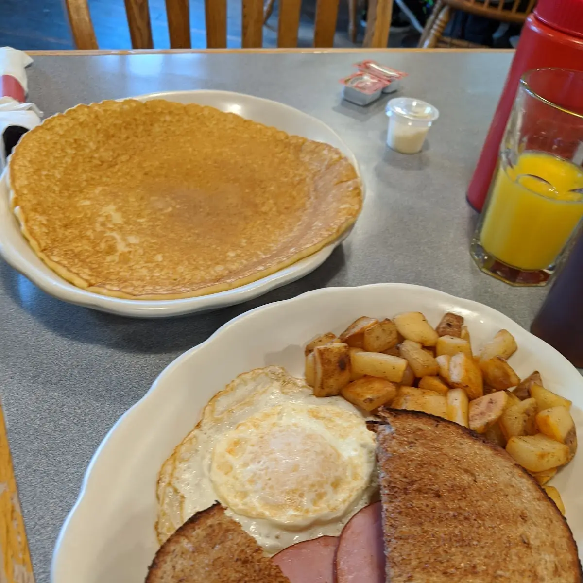Small Breakfast with Canadian Bacon