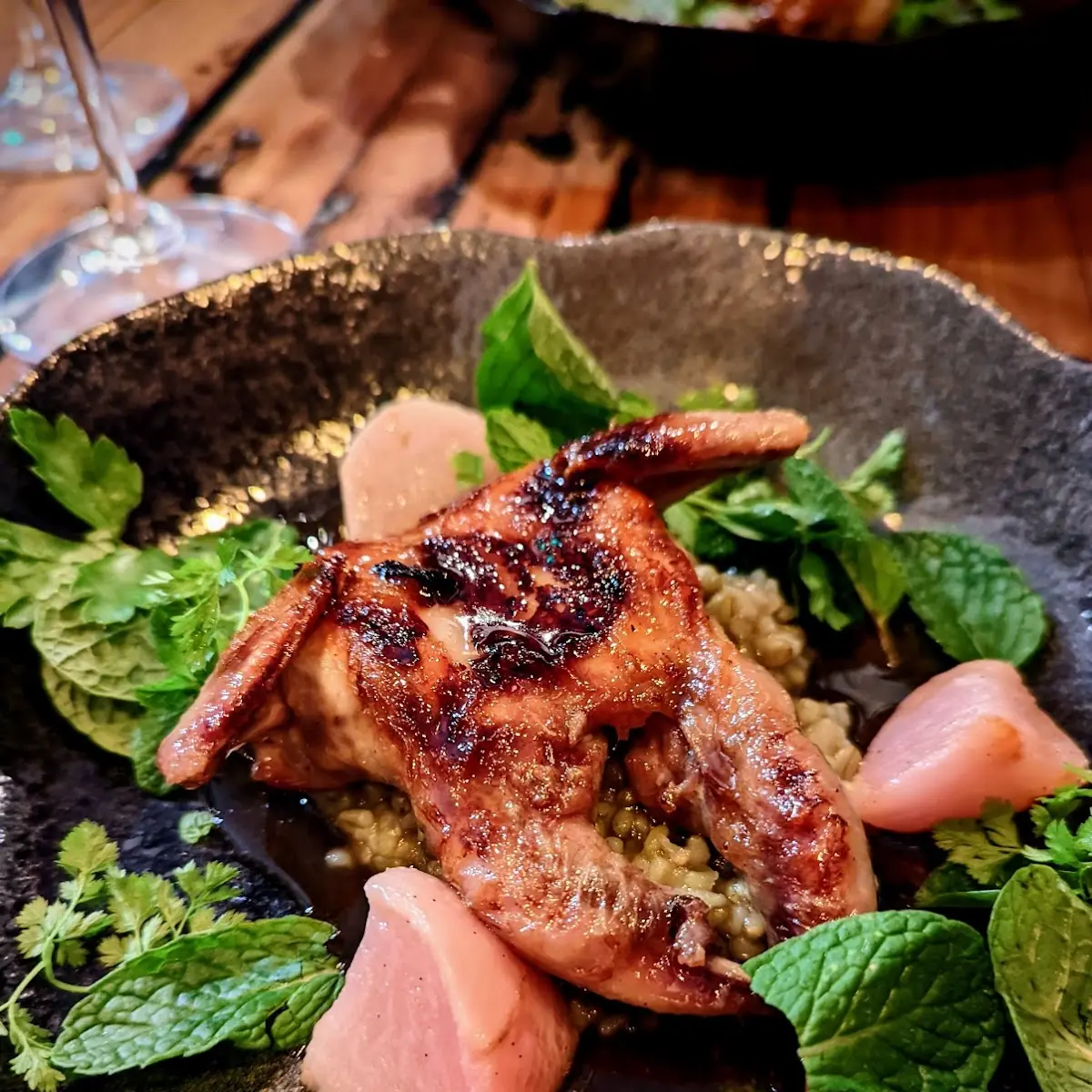 Honey Glazed Quail