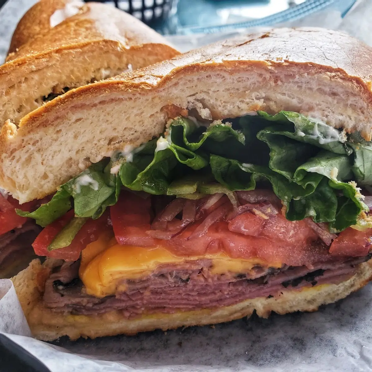 Roast Beef and American Cheese