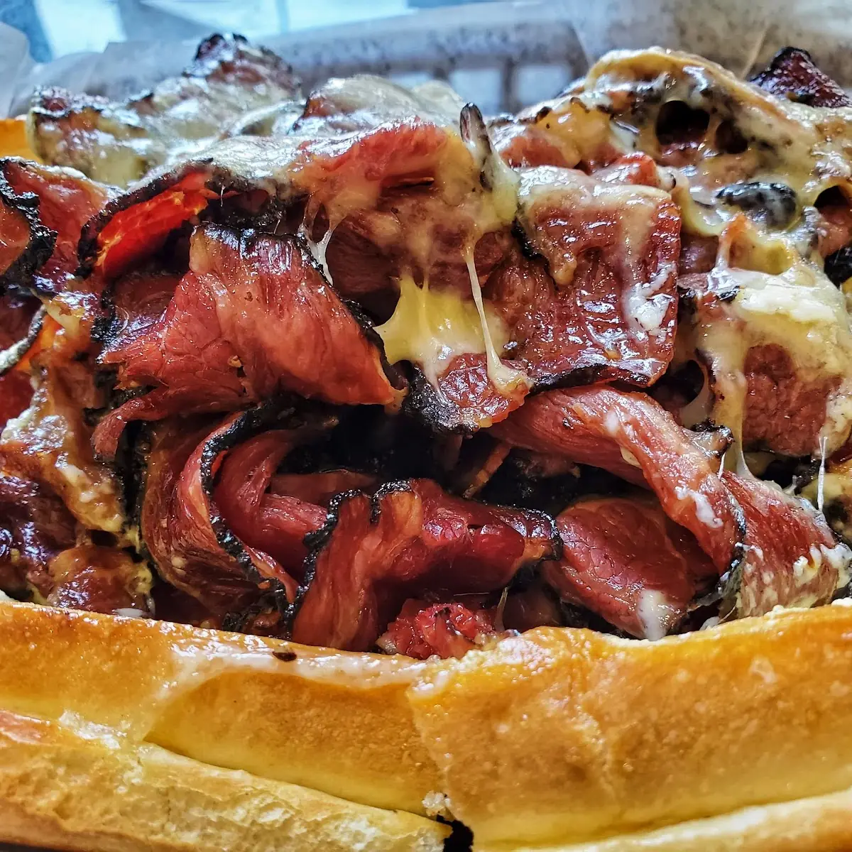 Tony's Hot Pastrami Sandwich