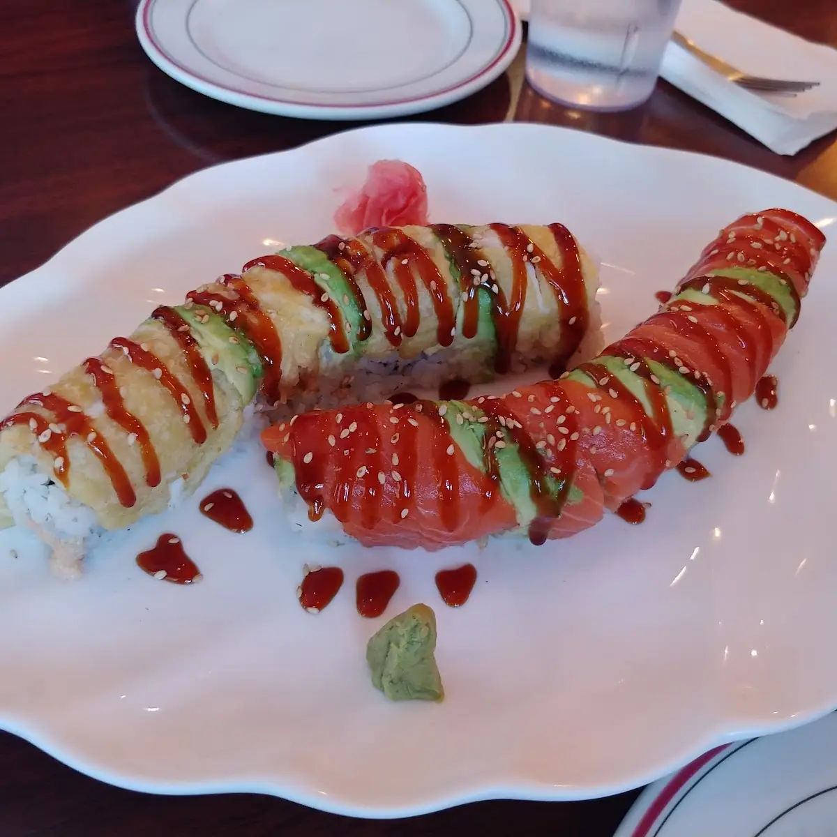 Orange Dragon Roll & Hudson Roll
