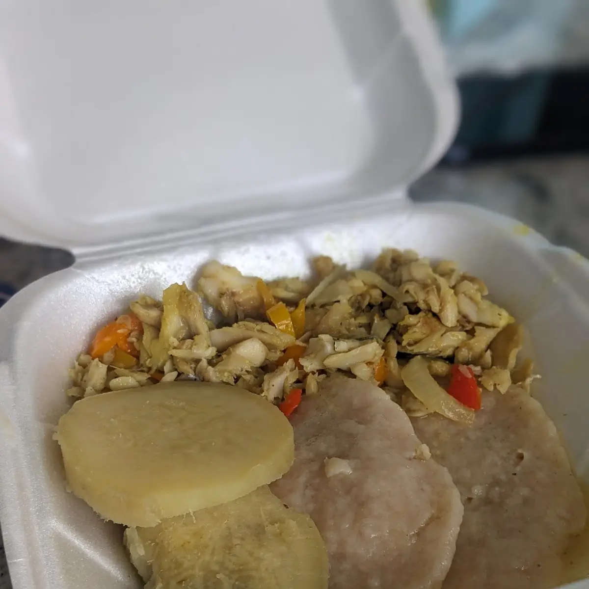 Salt Fish and Dumplings