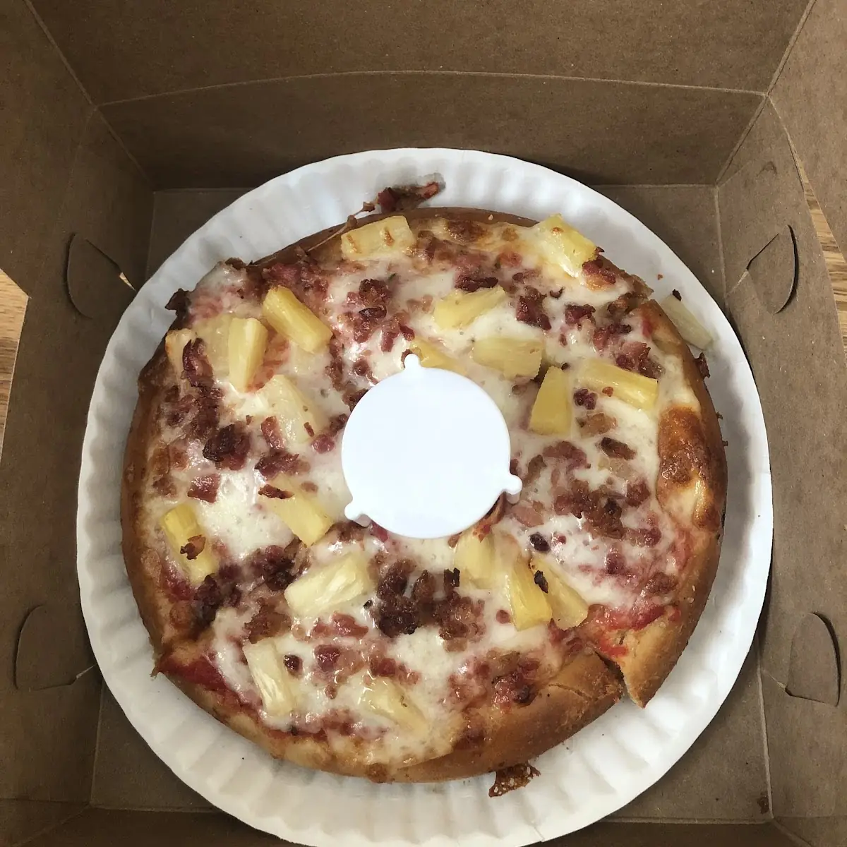 Bacon and Pineapple Personal Pan Pizza