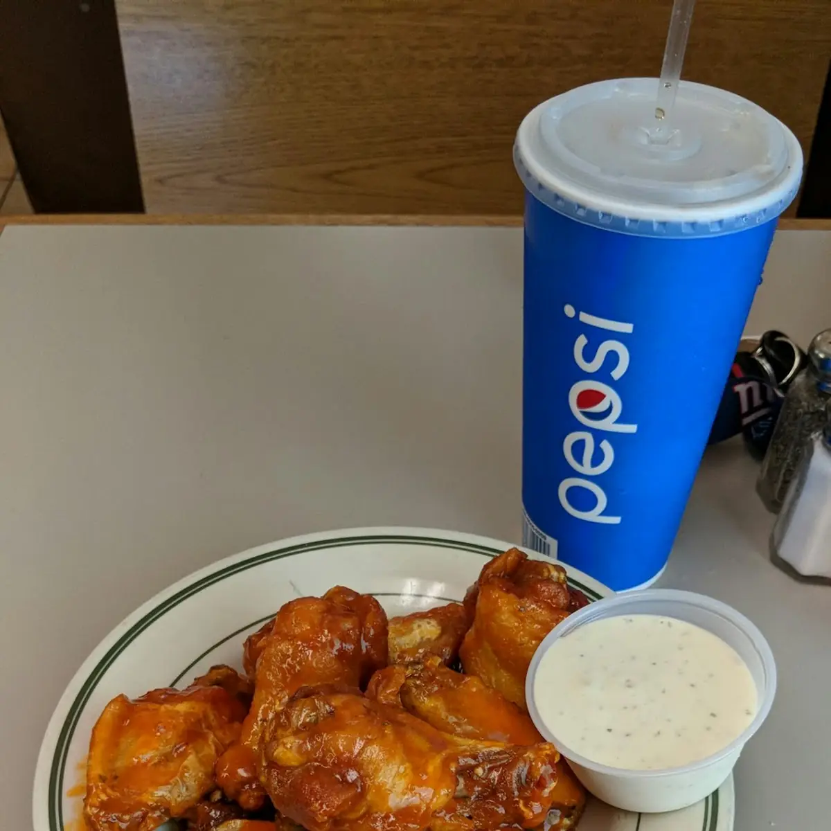 Mild Wings with Ranch Dressing