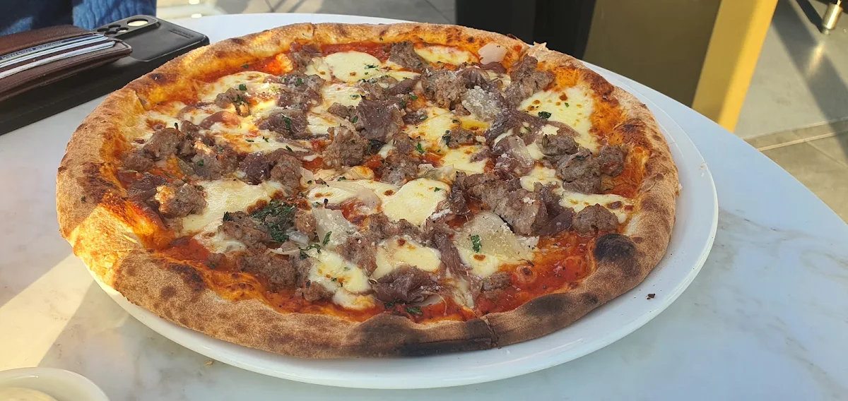 Sausage Pizza, Stella Restaurant and Bar