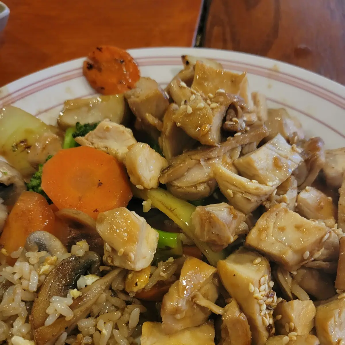 Hibachi Teriyaki Chicken Fried Rice
