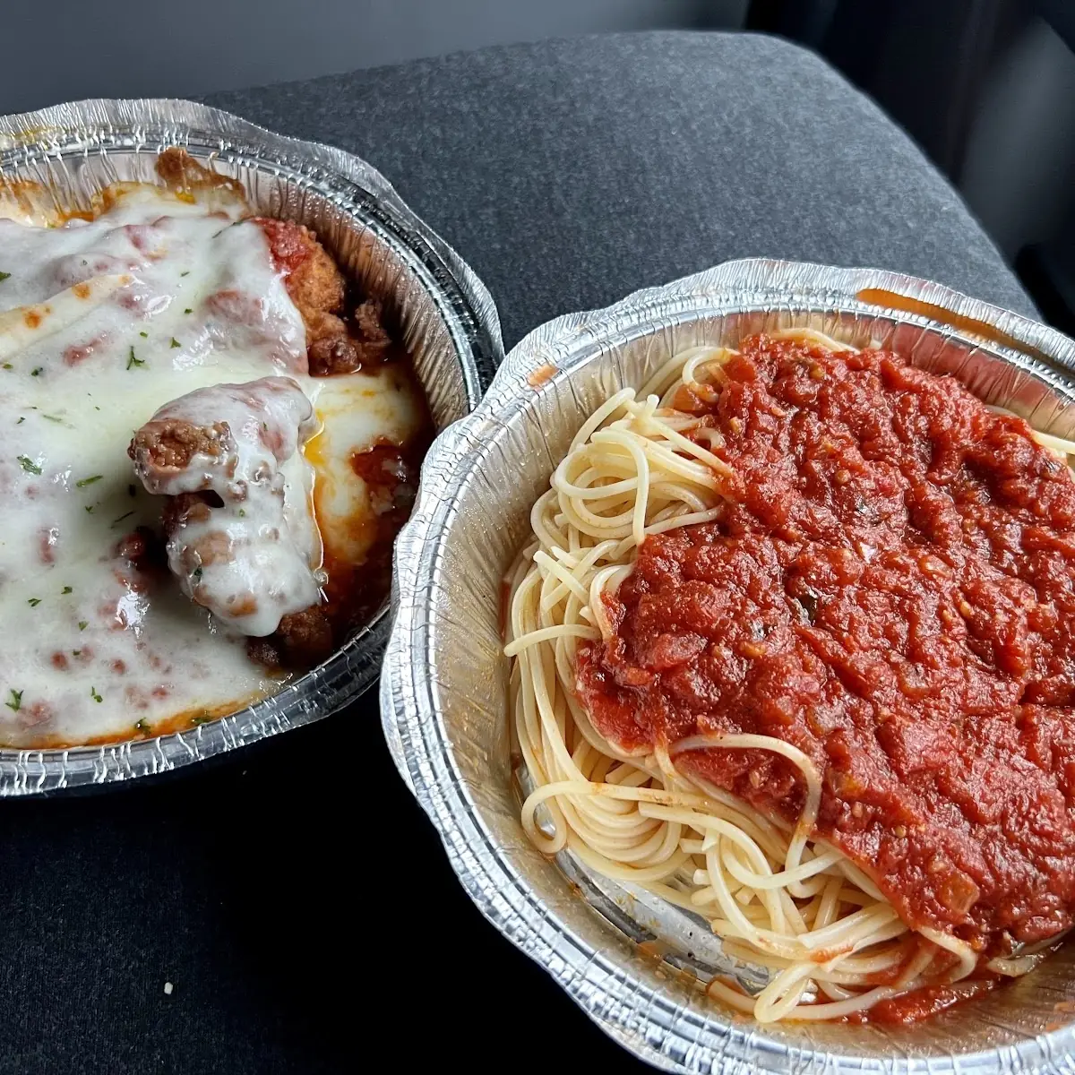 Chicken Parmigiana & Spaghetti
