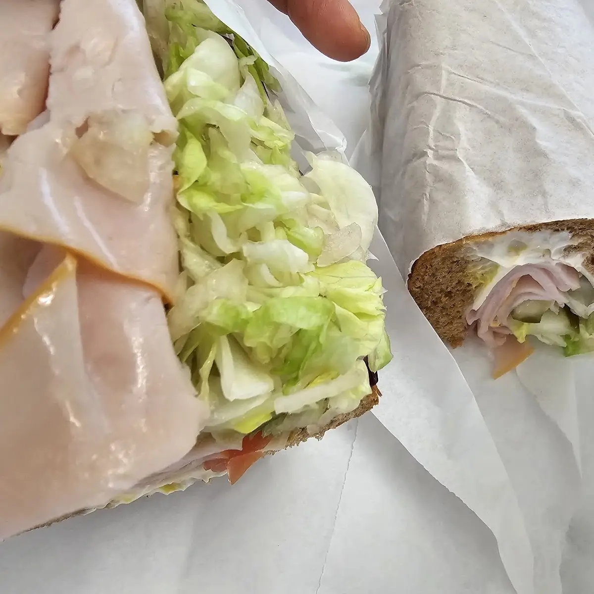 Turkey and Cheese Sandwich