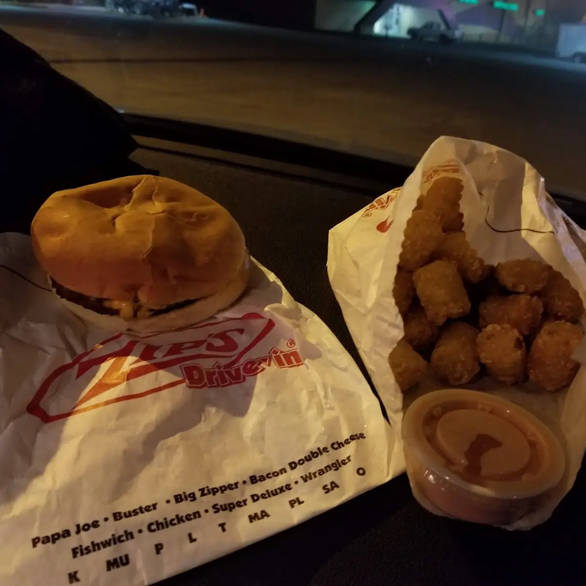 Cheeseburger and Tater Tots