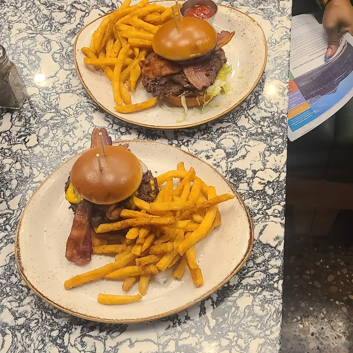 Smash Burger and Fries