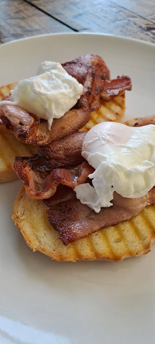 Bacon and Egg Toast, Cafe Dharma
