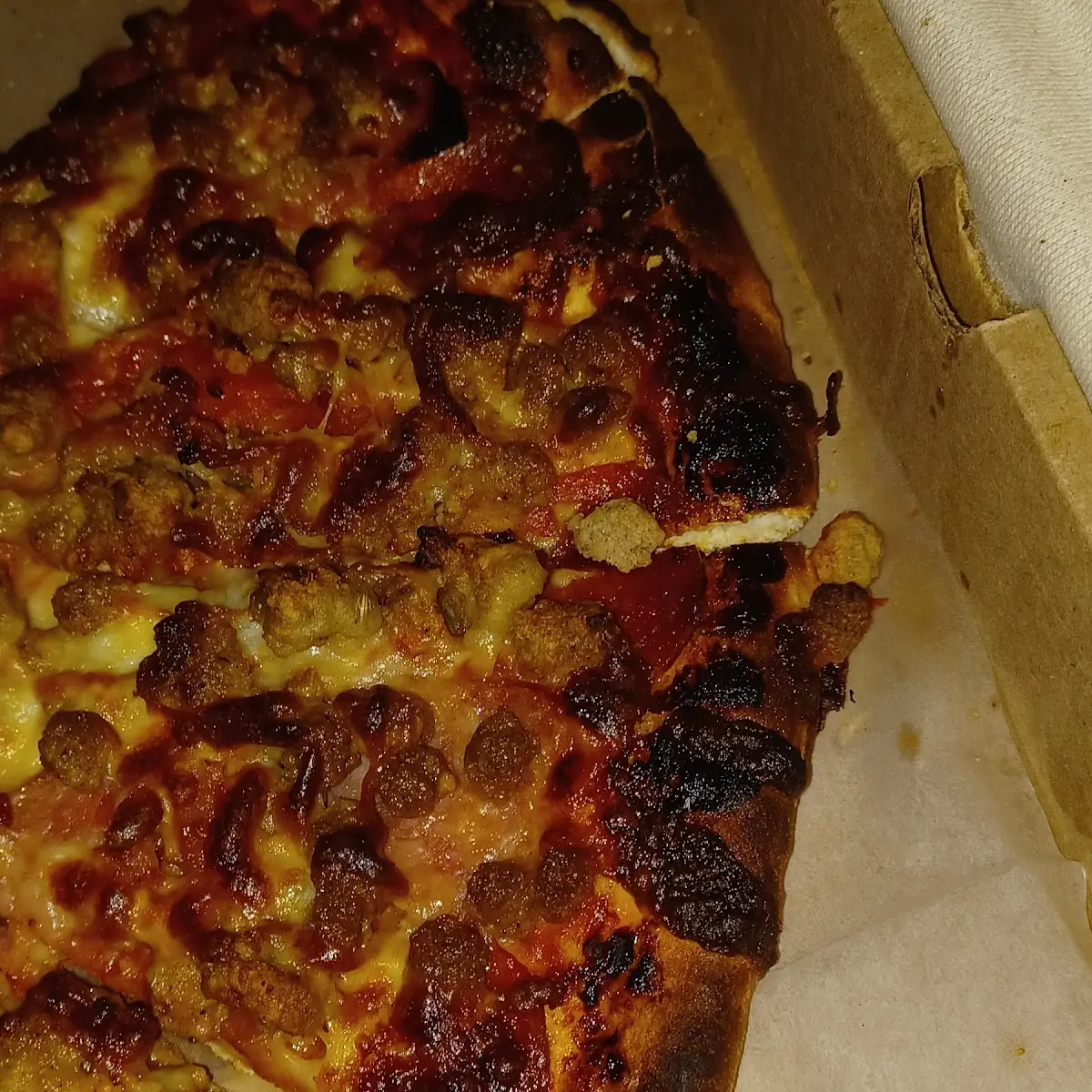Burnt Pizza