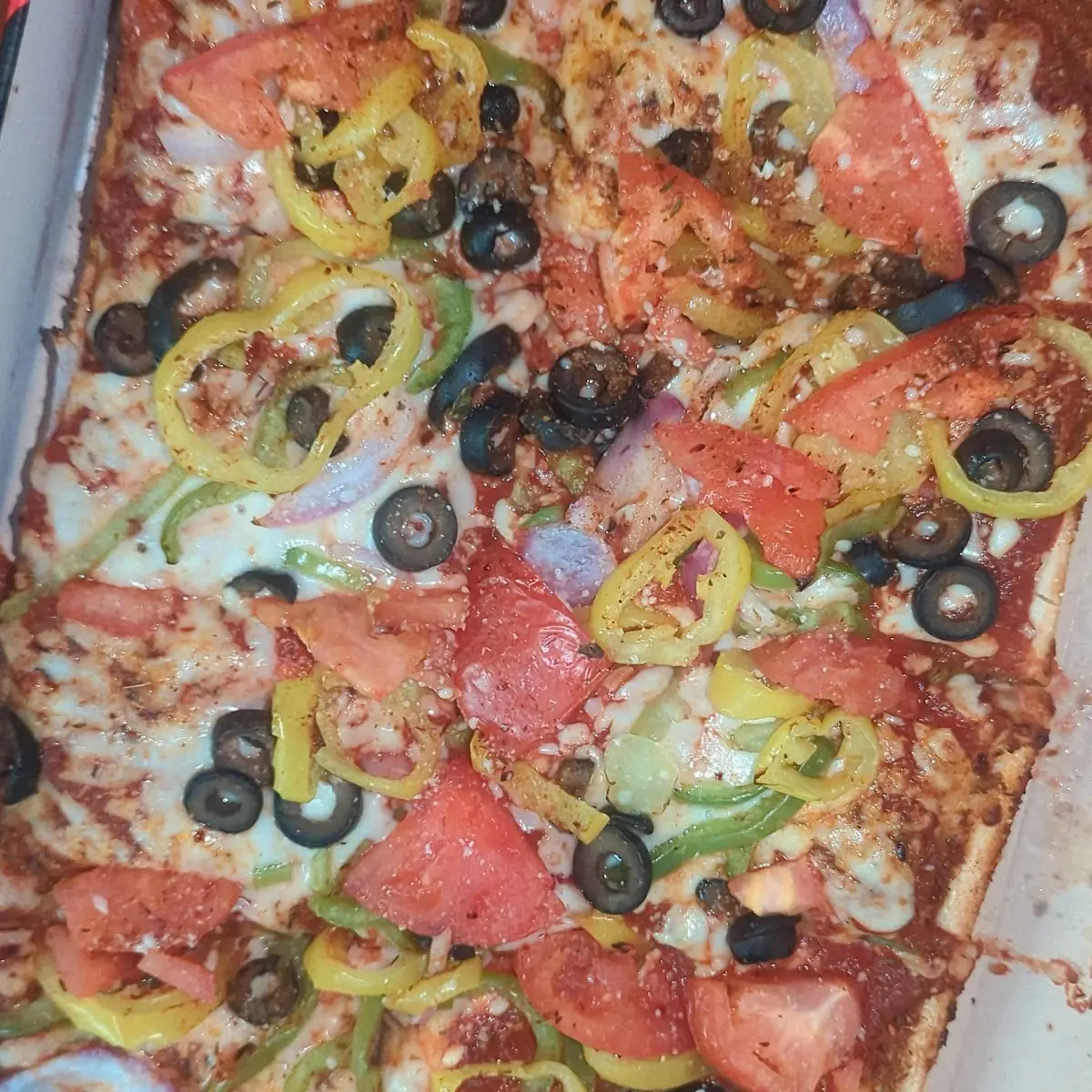 Uncooked Veggie Pizza