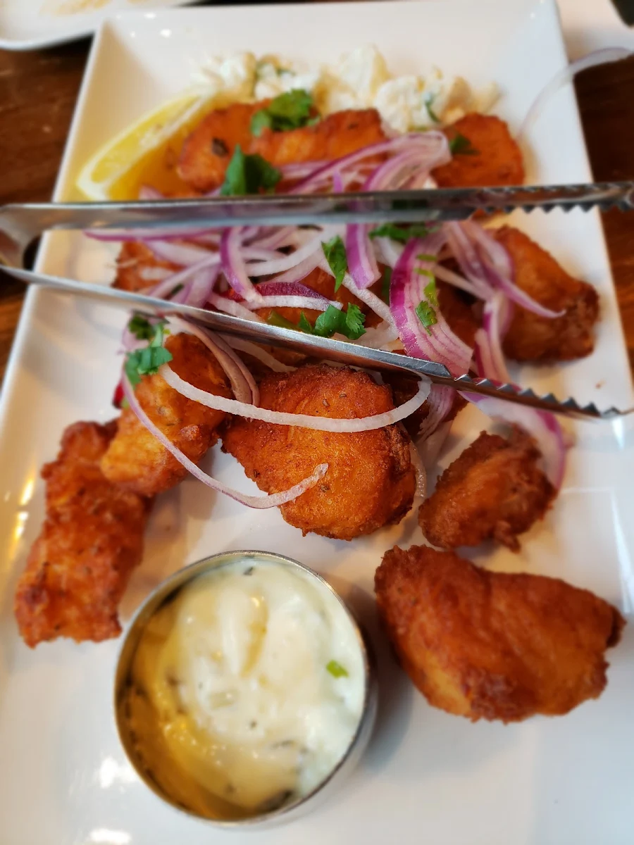 Fish Pakora, Spice 72 Indian Restaurant & Lounge