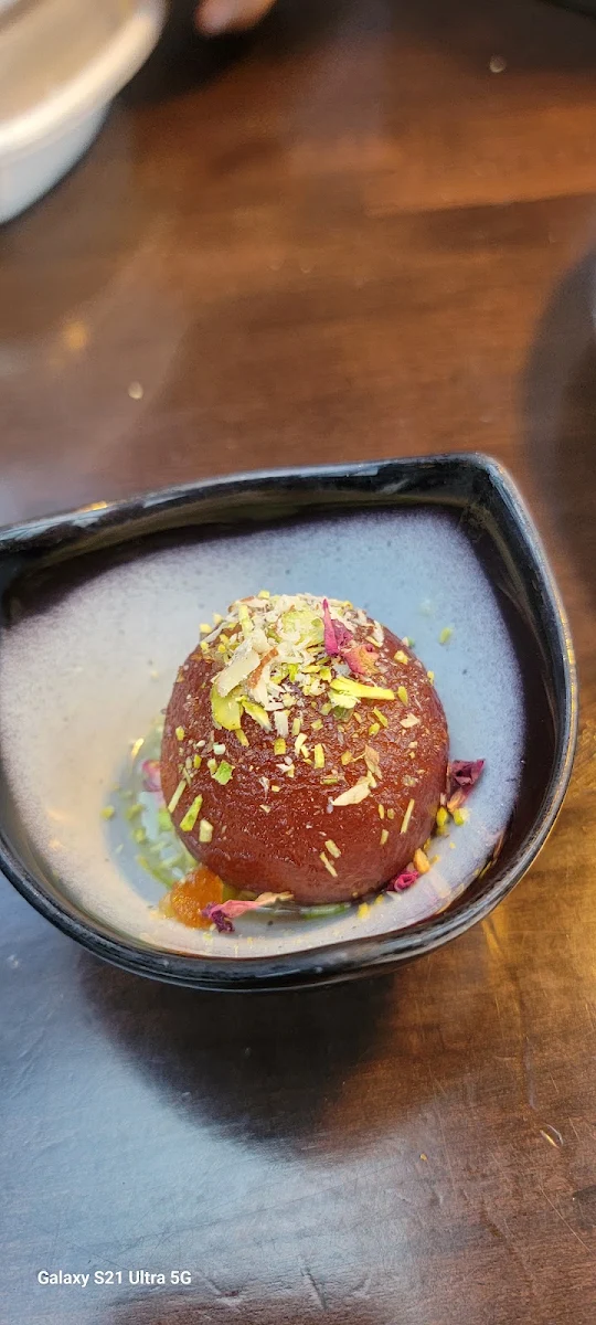Gulab Jamun with Ice Cream, Spice 72 Indian Restaurant & Lounge