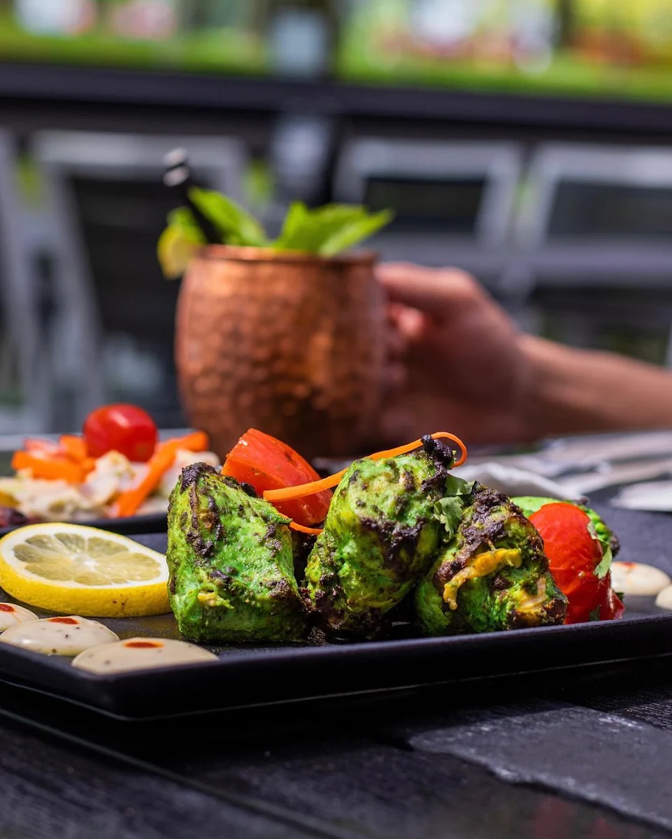 Hara Bhara Paneer Tikka, Spice 72 Indian Restaurant & Lounge