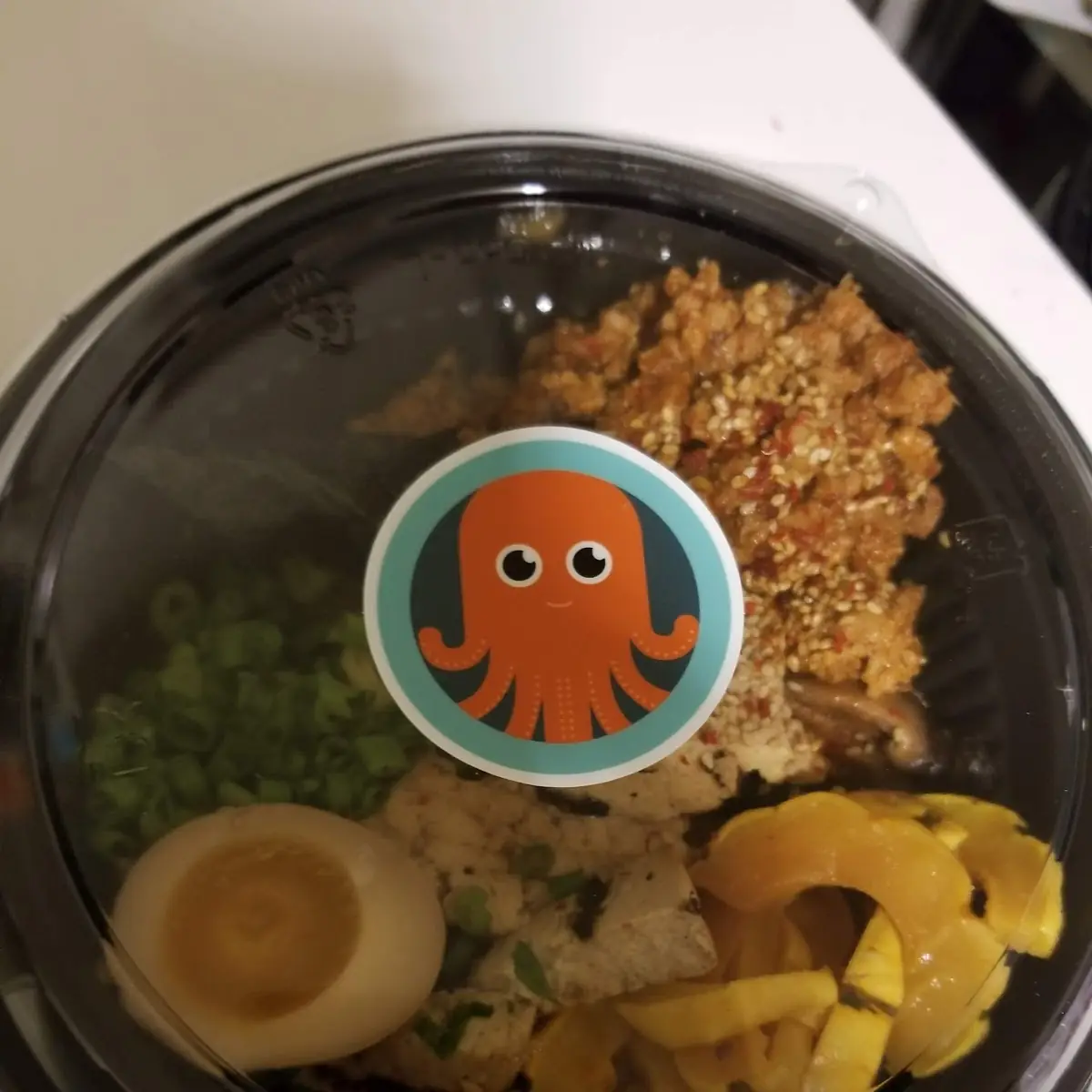 Pumpkin Ramen with Chili Ground Pork