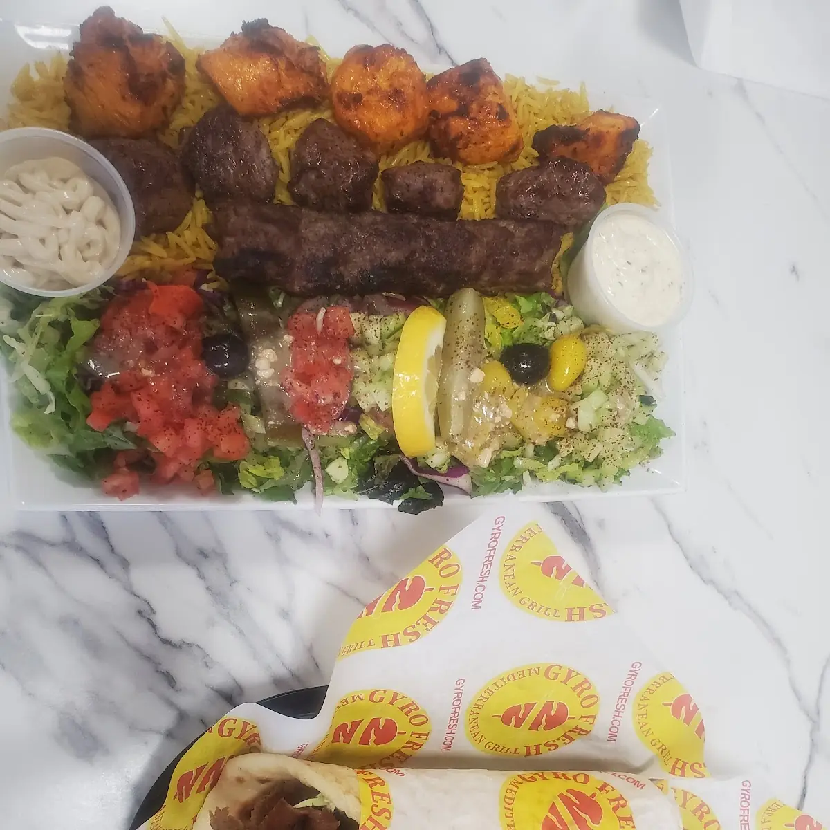 Chicken Kabab wrap (H)