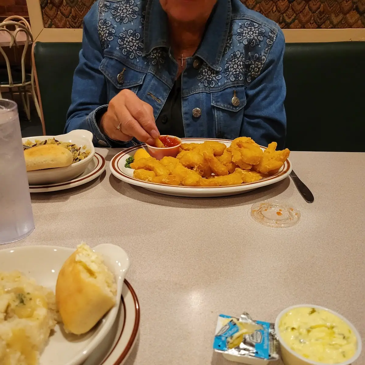 One Pound D of Breaded Shrimp