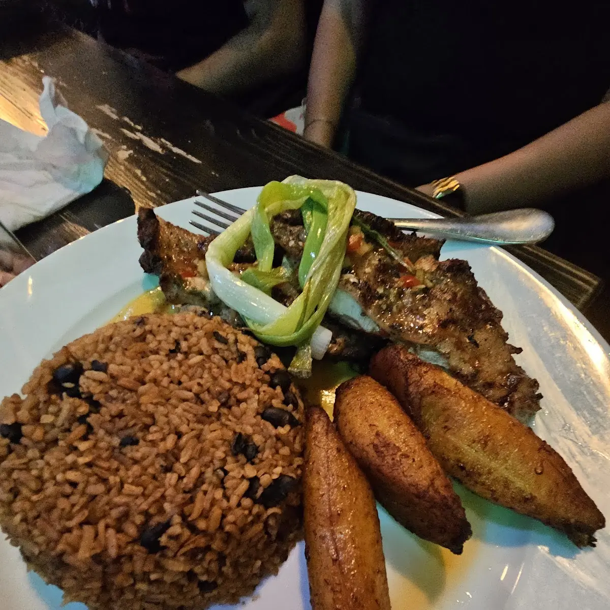 Chicken with Rice and Plantains