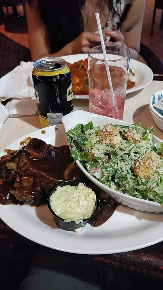 Meat Loaf and Ceasar Salad