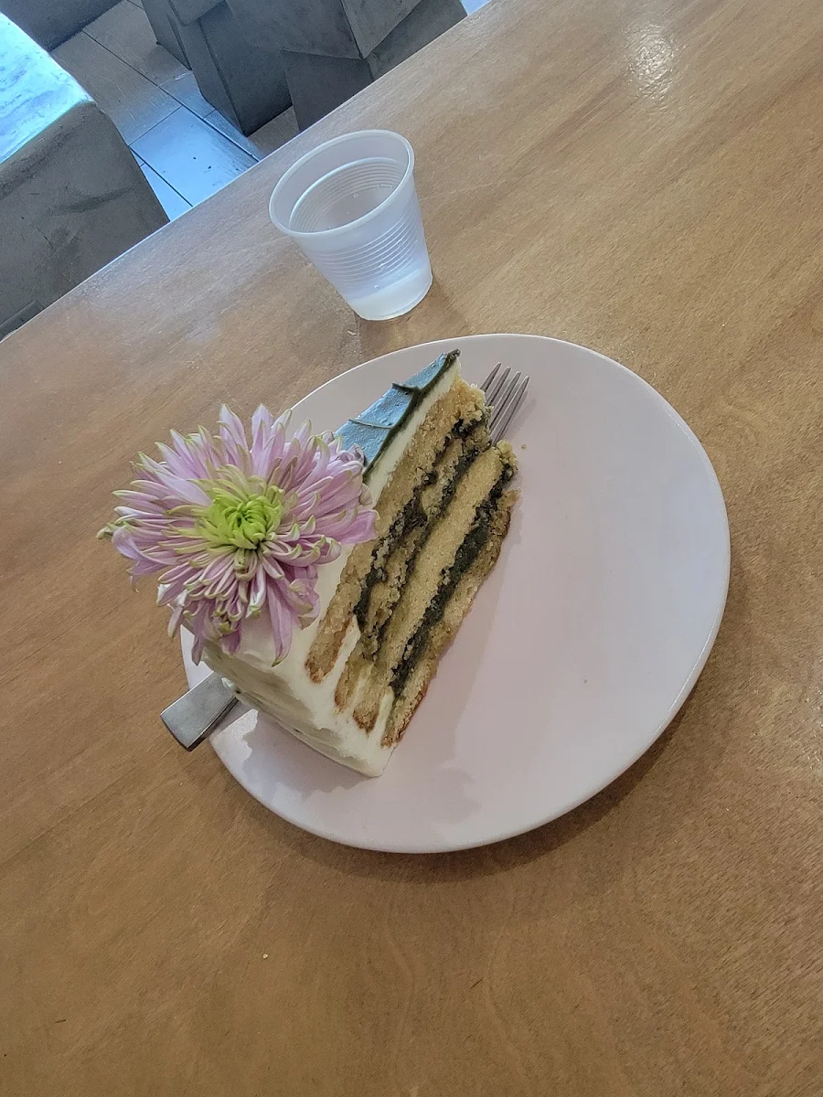 Matcha Cake Slice