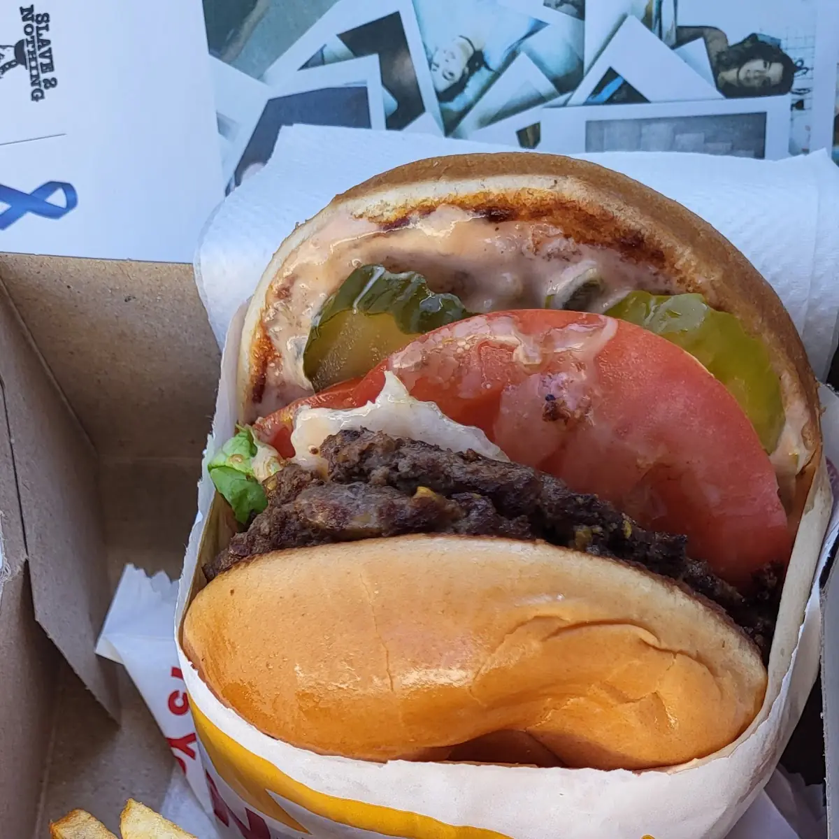 Burger and Fries