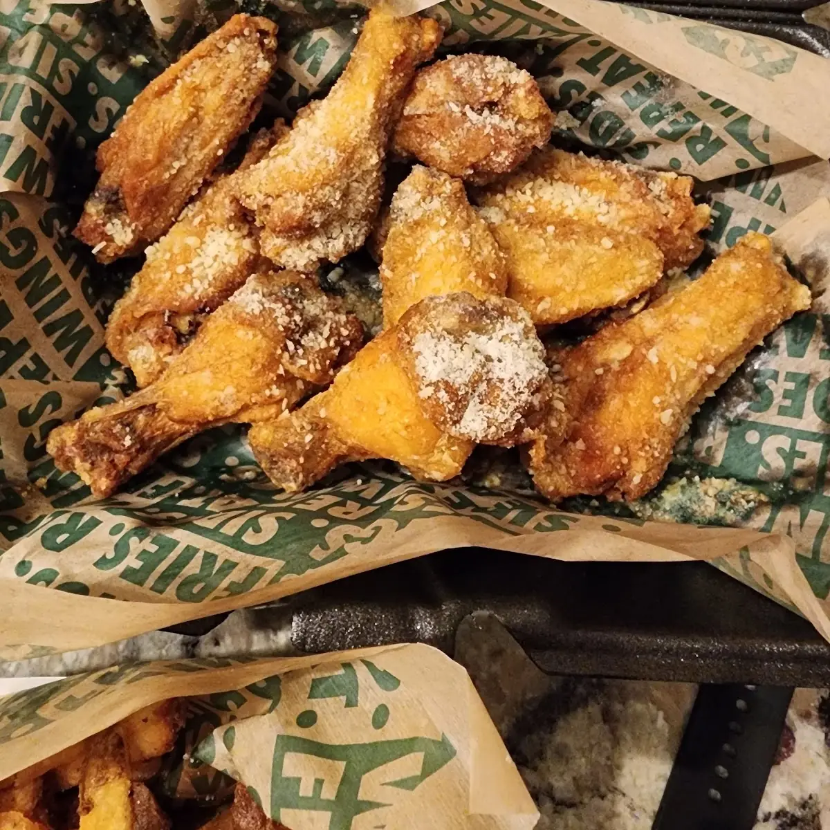 10 Piece Bone in Wings Garlic Parmesan