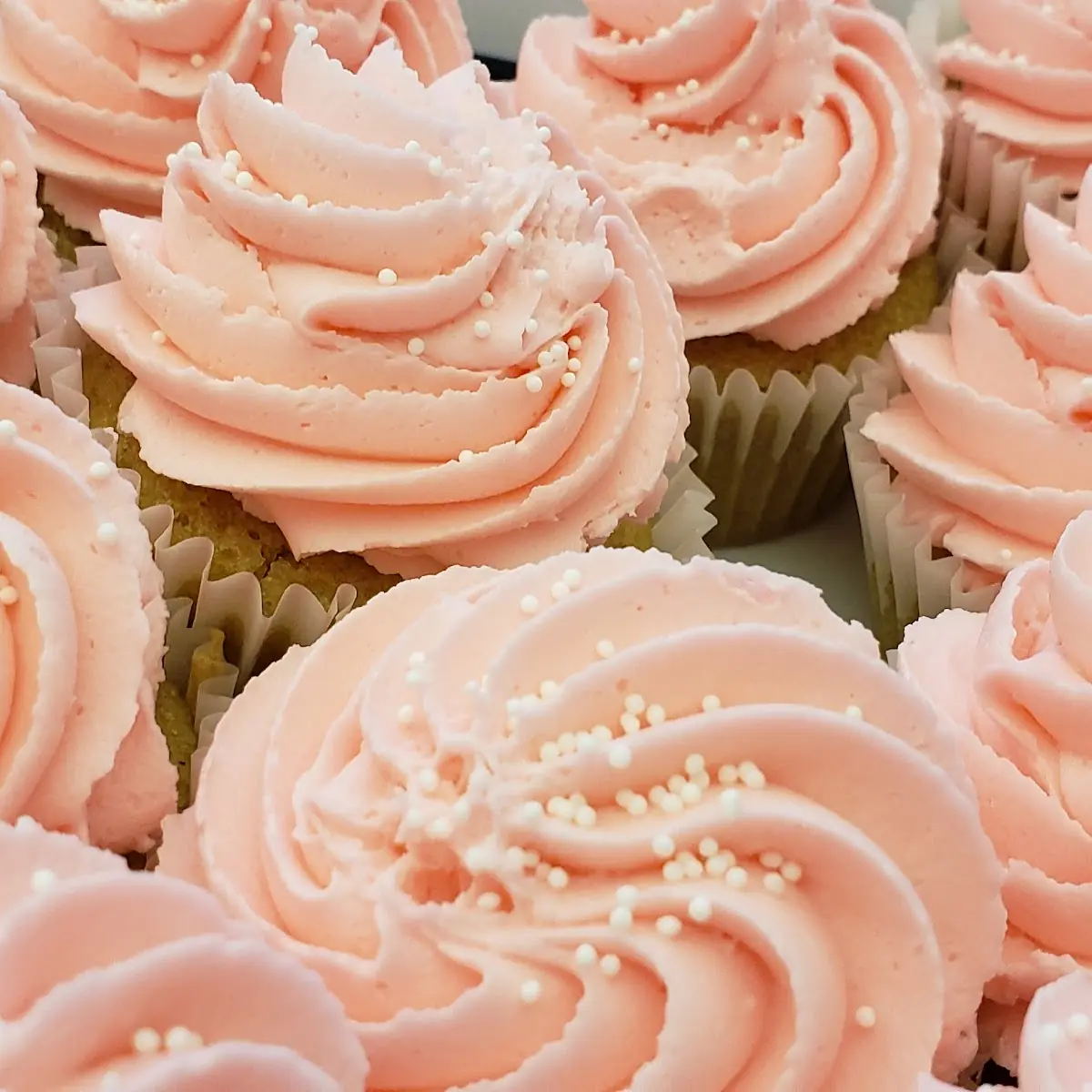 Vegan Shirley Temple Cupcakes