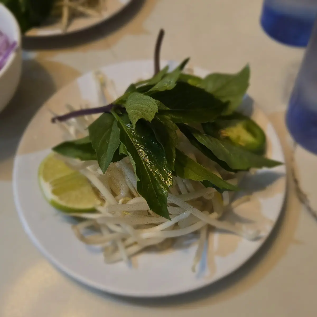 Basil and Lime Side Salad