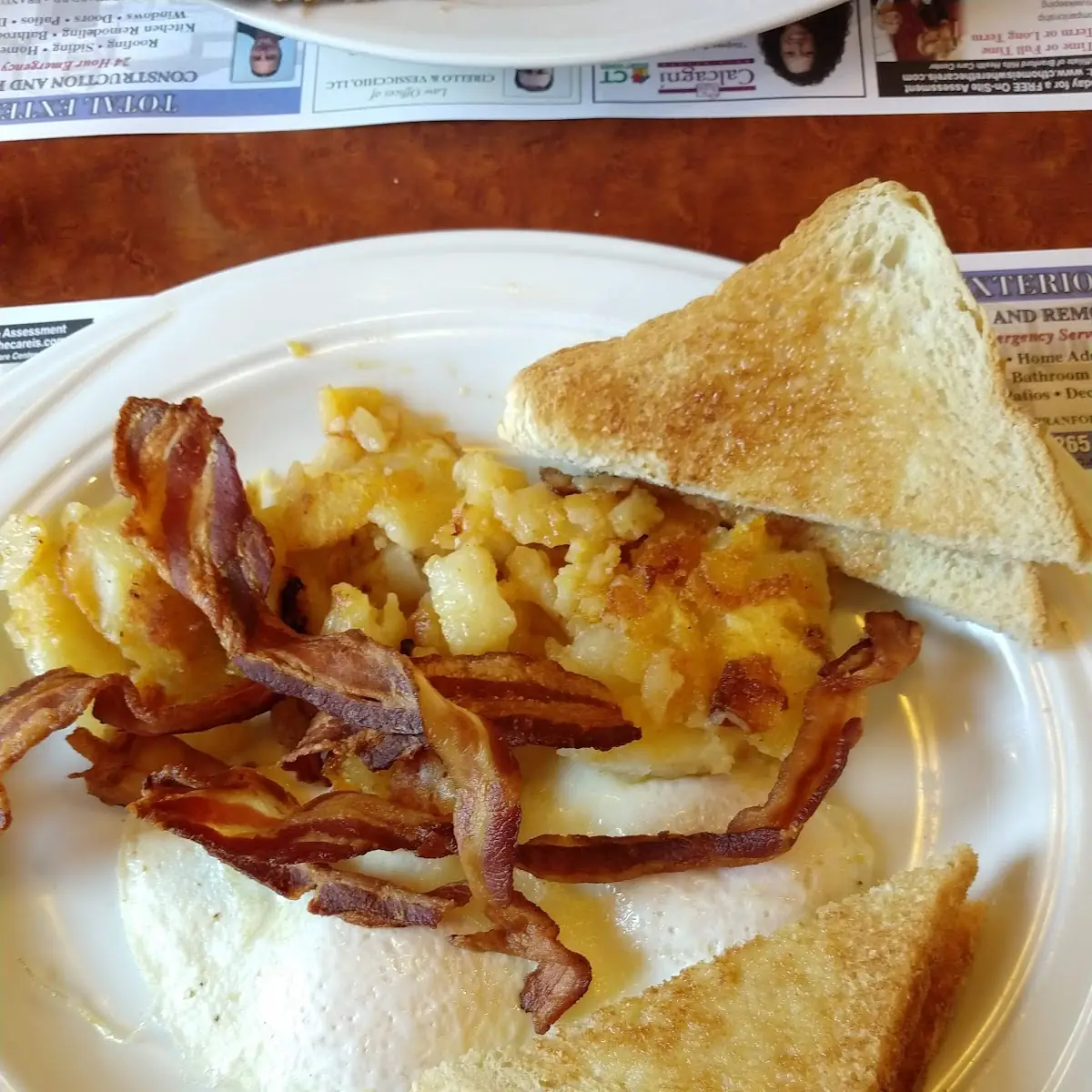 With Home Fries & Coffee