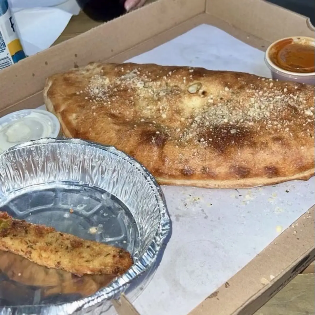Philly Cheesesteak Calzone