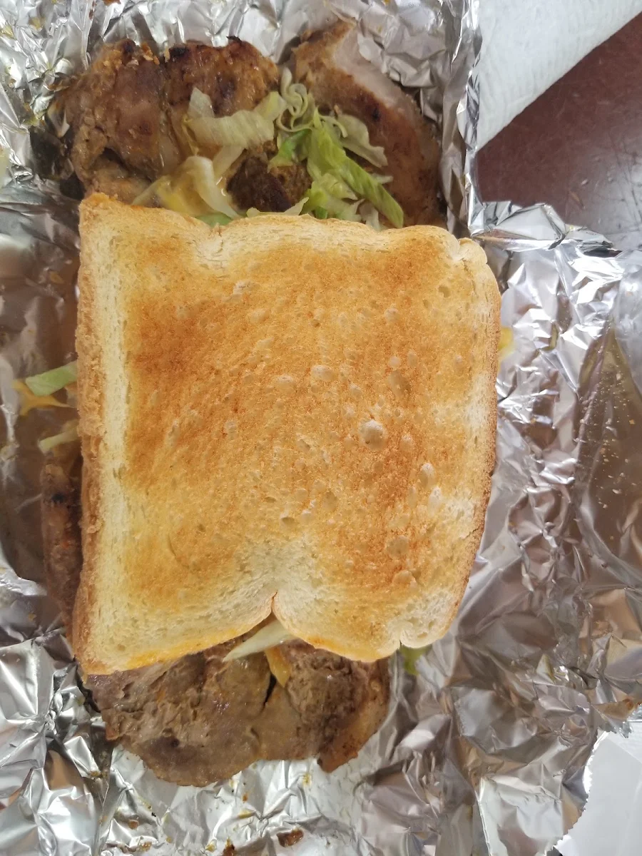 Pork Steak Sandwich