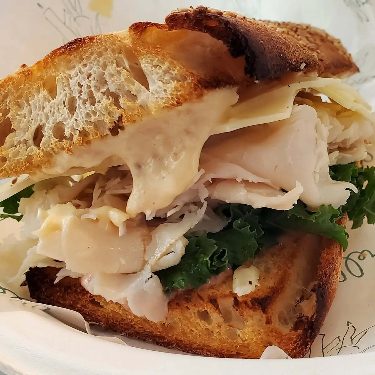 Spicy Chicken Caesar Sandwich