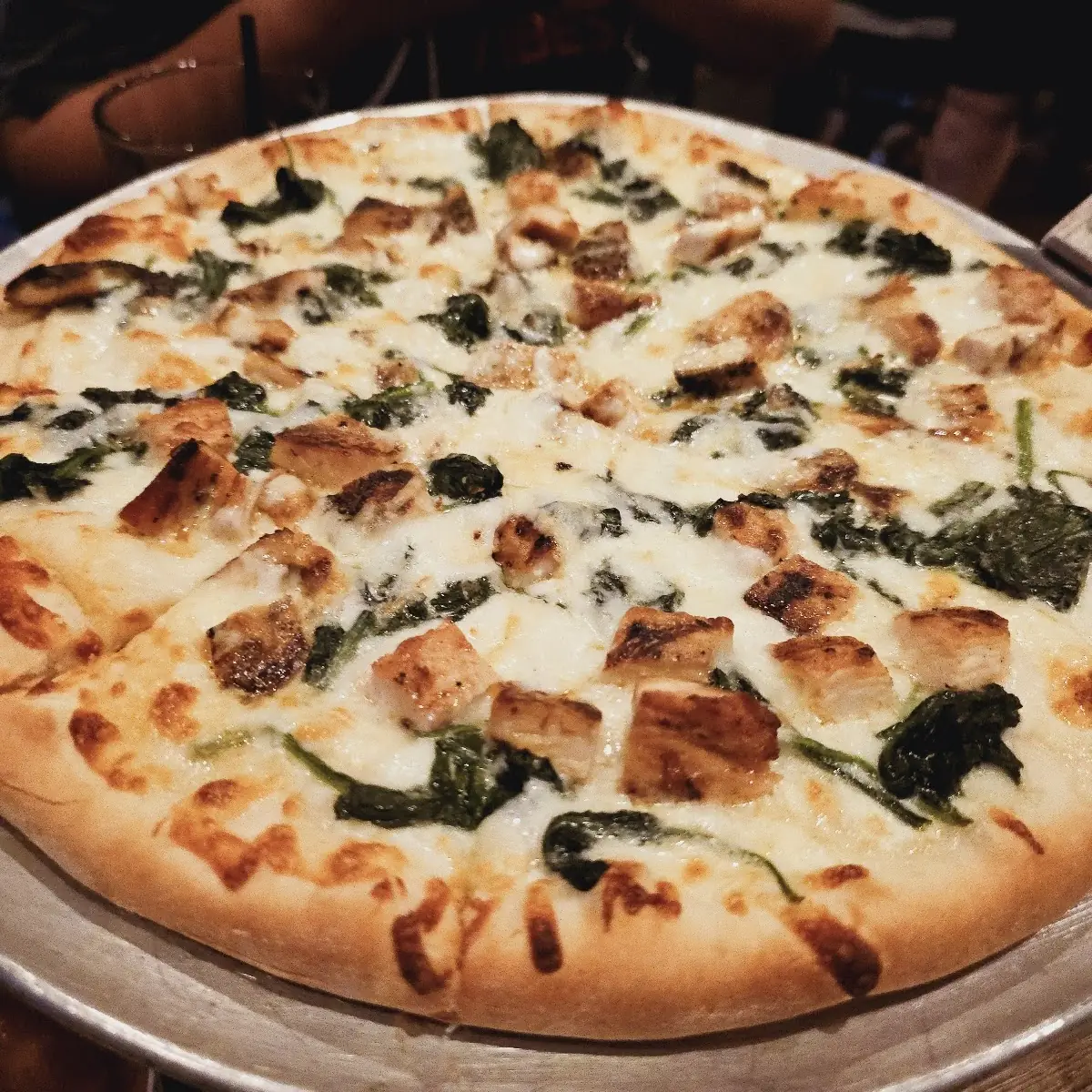 Chicken Alfredo Pizza