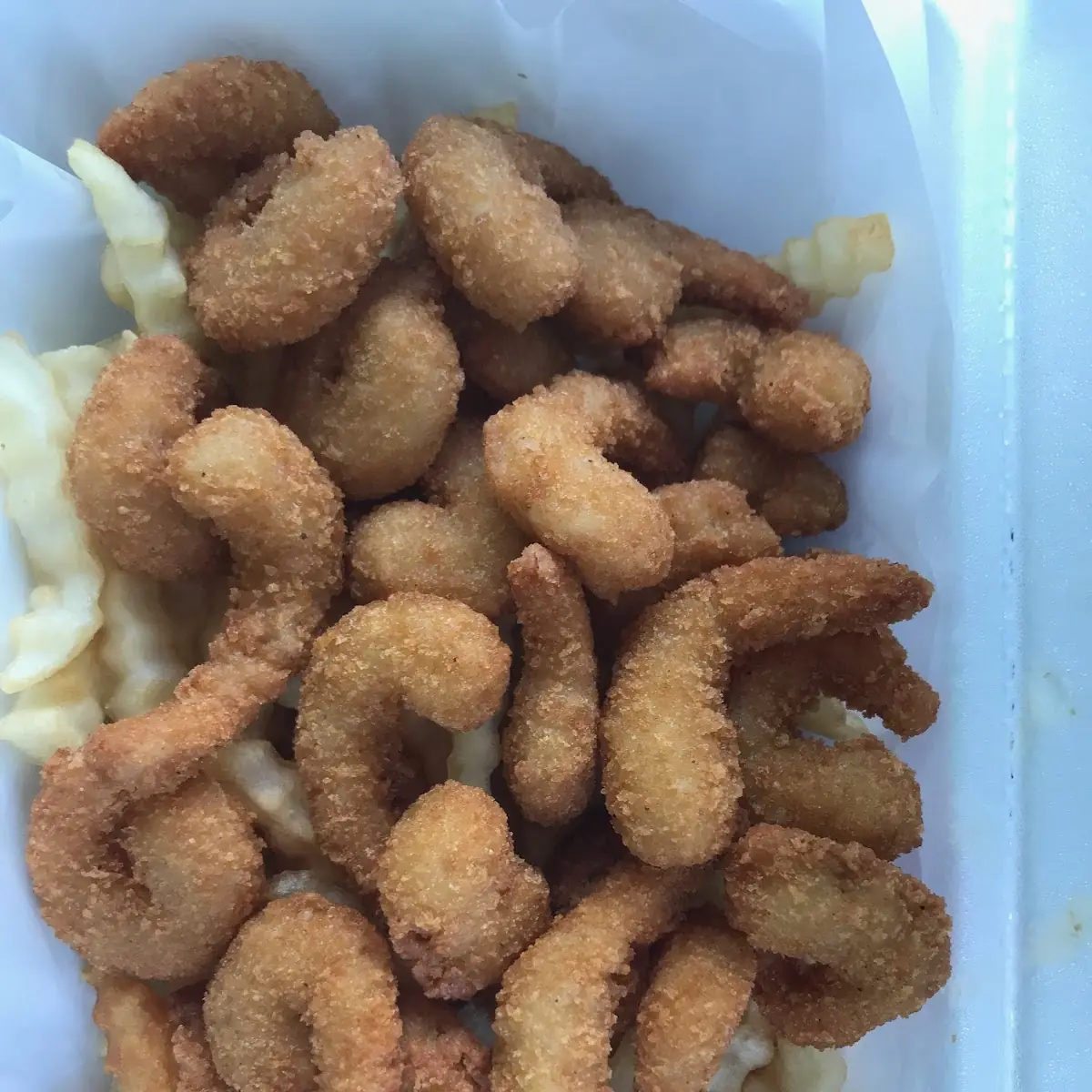 Fried Shrimp and Fries