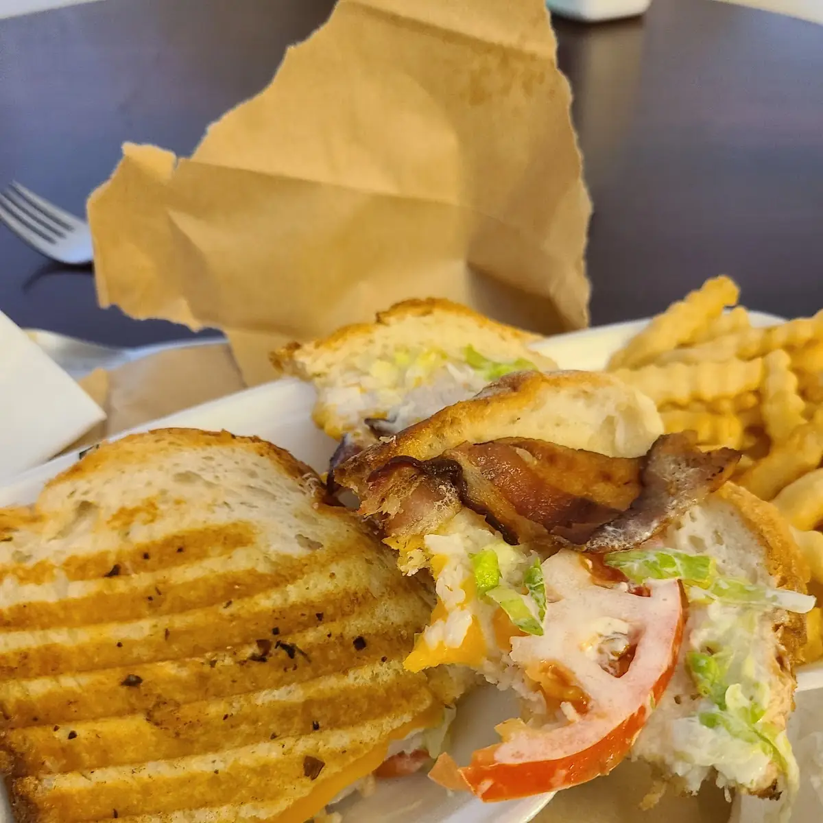 Turkey Bacon Avocado Pannini