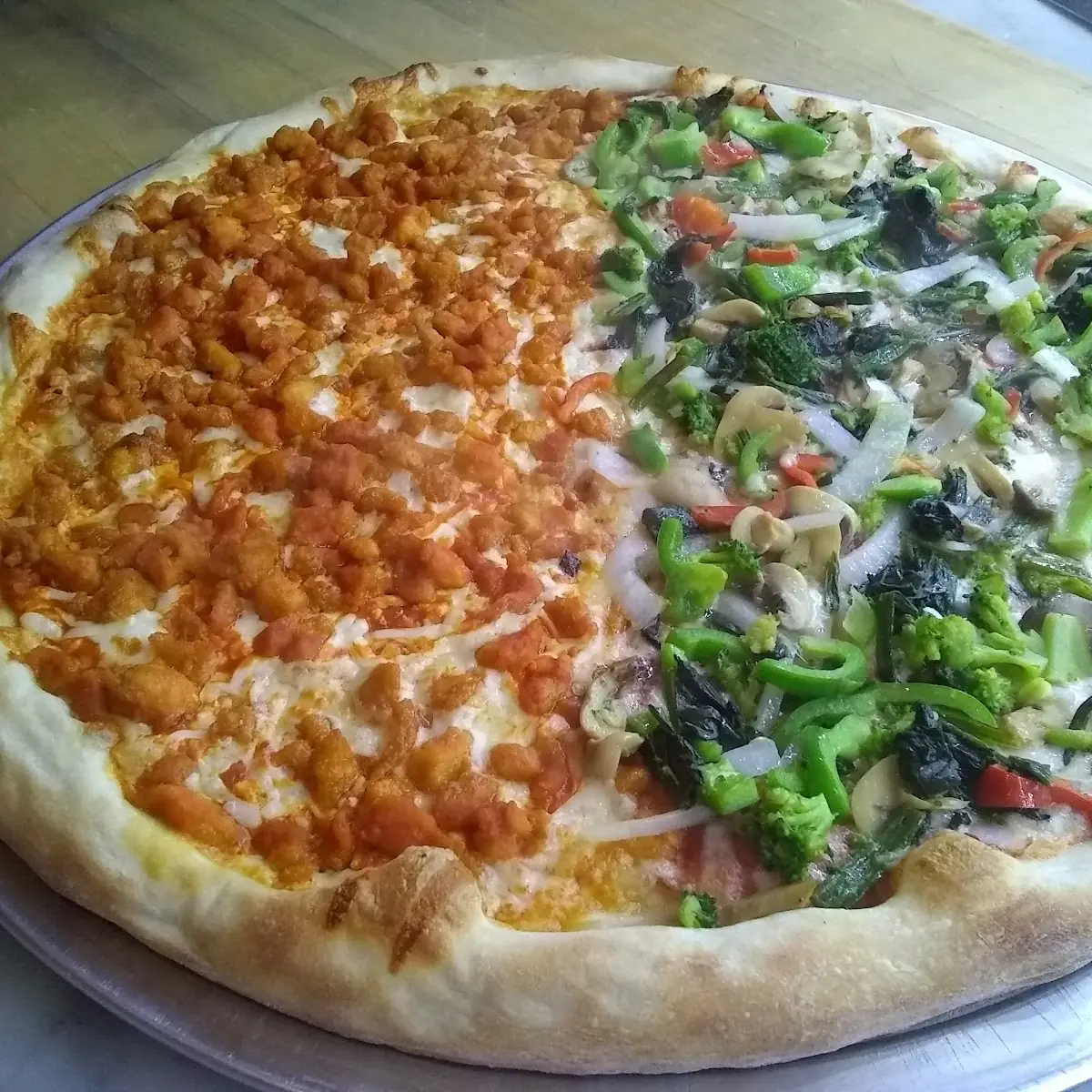 Half Buffalo Chicken and Half Vegetables