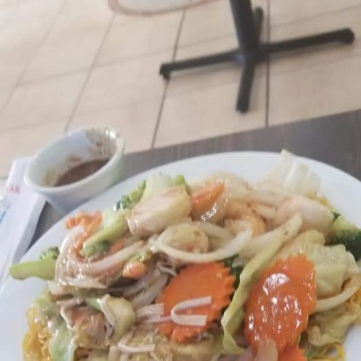 Seafood Combination Chow Fun