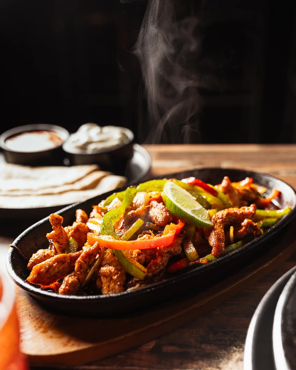 Hot Plate Fajitas, Casa De Amor Mexican Bar and Kitchen