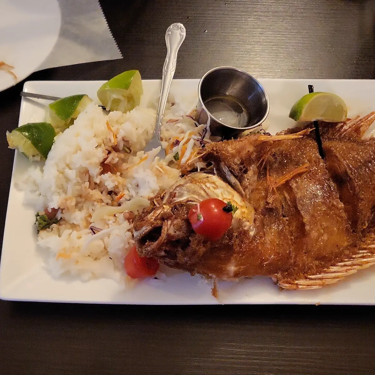 Fried Mojarra Red Snapper Mojarra Frita Red Snapper