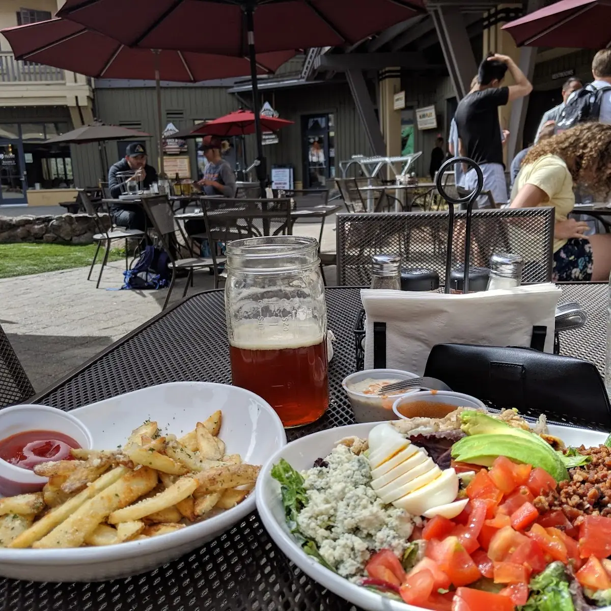 Cobb Salad with Fries & Wings Side