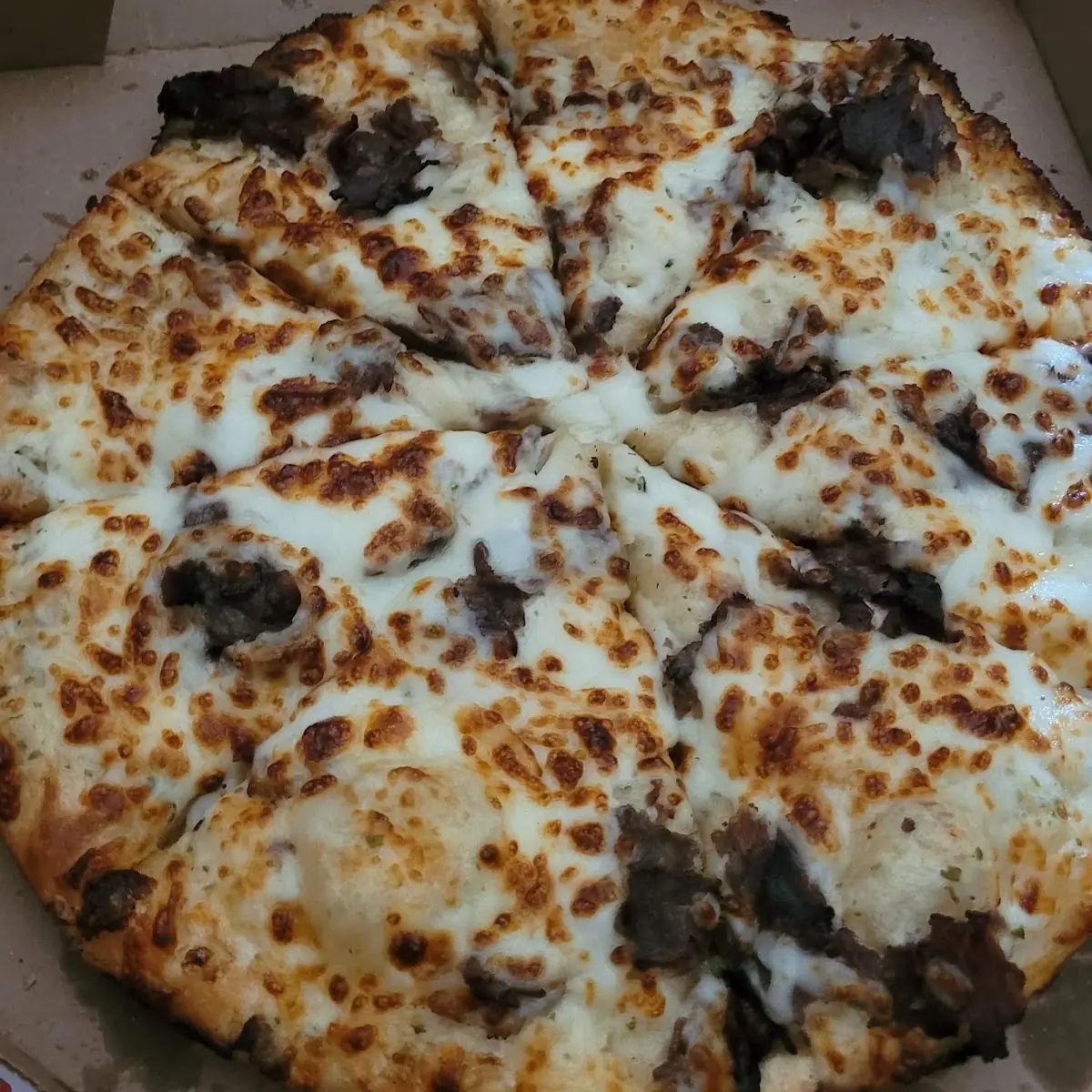 Philly Cheesesteak Pizza