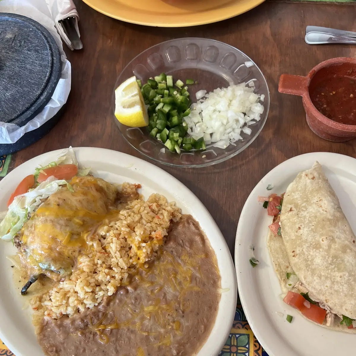Enchilada Plate
