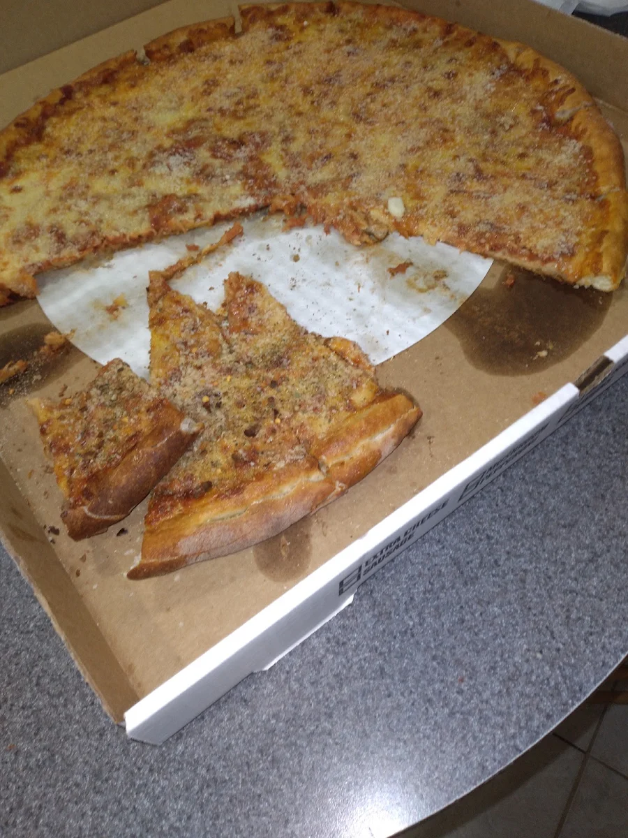 Same Half Eaten Pizza