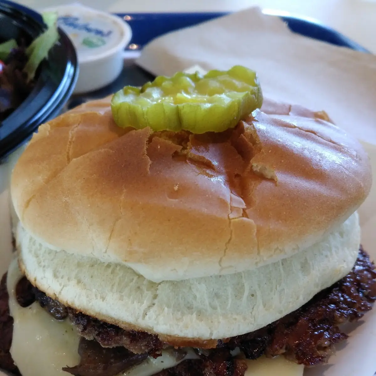 Mushroom Swiss Burger