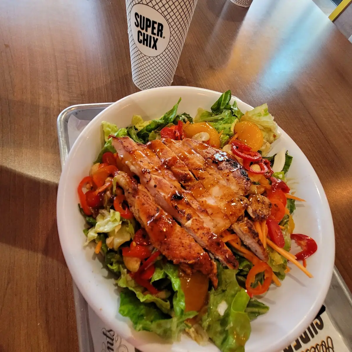Asian Sesame Salad with Grilled Chicken