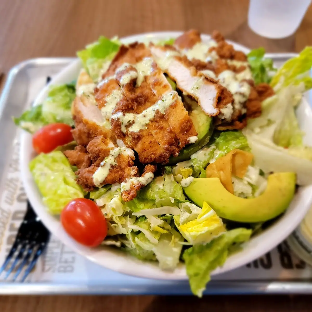South West Fried Chicken Salad